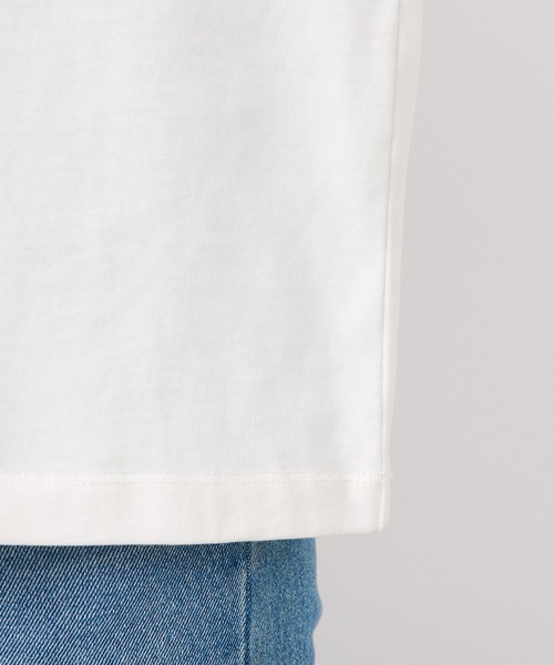 RIVE DROITE（リヴドロワ）の「MONN.:.(モン)/CINNAMONＴシャツ（Tシャツ/カットソー・レディース・ホワイト/サックスブルー・FREE）」の13枚目の写真