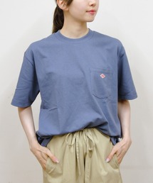 DANTON（ダントン）の「DANTON/ダントン　ポケットTEEシャツ　POCKET T-SHIRT　DT-C0198 TCB（Tシャツ/カットソー）」