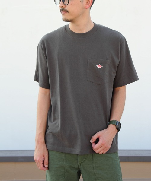 DANTON/ダントン ポケットTEEシャツ POCKET T-SHIRT DT-C0198 TCB（T