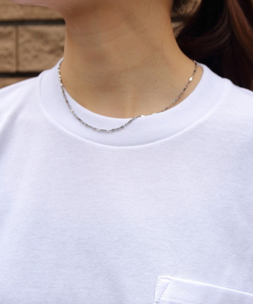 DANTON（ダントン）の「DANTON/ダントン　ポケットTEEシャツ　POCKET T-SHIRT　DT-C0198 TCB（Tシャツ/カットソー・メンズ・サックスブルー/チャコールグレー/ブラック/ホワイト/グレイッシュベージュ/アイボリー/ライトベージュ/ヘザーグレー/ブルー/ナチュラル/ダークグリーン/ダークブラウン/ダークグリーン系1/ホワイト系その他/サックスブルー系1・M/L/XL）」の17枚目の写真