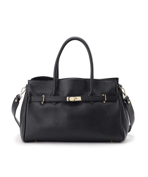 DRESSTERIOR（ドレステリア）の「◆AULENTTI（オウレンティ）金具付きレザートート（トートバッグ・レディース・ブラック・00）」の7枚目の写真