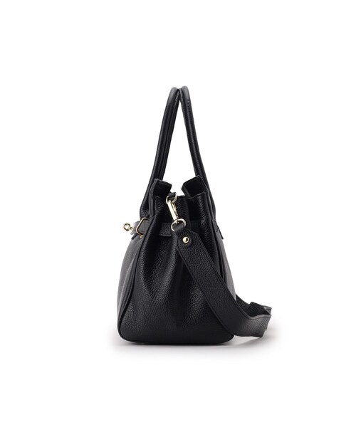 DRESSTERIOR（ドレステリア）の「◆AULENTTI（オウレンティ）金具付きレザートート（トートバッグ・レディース・ブラック・00）」の2枚目の写真