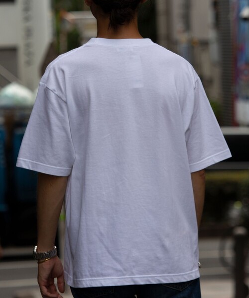 GLOSTER（グロスター）の「【限定展開】【GLOSTER/グロスター】ベーシック クルーネックTシャツ（Tシャツ/カットソー・メンズ・オフホワイト/ブラック/ピンク/ベージュ・S/M/L/XL）」の10枚目の写真