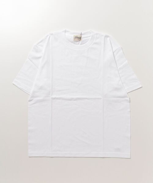 GLOSTER（グロスター）の「【限定展開】【GLOSTER/グロスター】ベーシック クルーネックTシャツ（Tシャツ/カットソー・メンズ・オフホワイト/ブラック/ピンク/ベージュ・S/M/L/XL）」の8枚目の写真