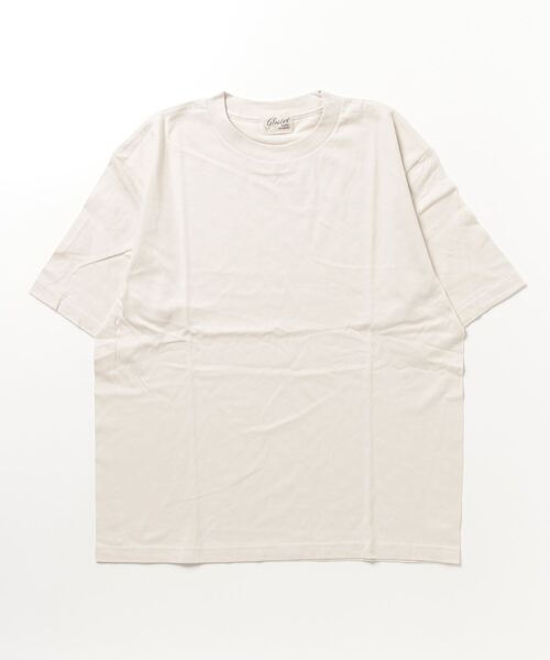 GLOSTER（グロスター）の「【限定展開】【GLOSTER/グロスター】ベーシック クルーネックTシャツ（Tシャツ/カットソー・メンズ・オフホワイト/ブラック/ピンク/ベージュ・S/M/L/XL）」の6枚目の写真