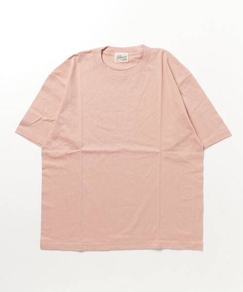 GLOSTER（グロスター）の「【限定展開】【GLOSTER/グロスター】ベーシック クルーネックTシャツ（Tシャツ/カットソー・メンズ・オフホワイト/ブラック/ピンク/ベージュ・S/M/L/XL）」の7枚目の写真
