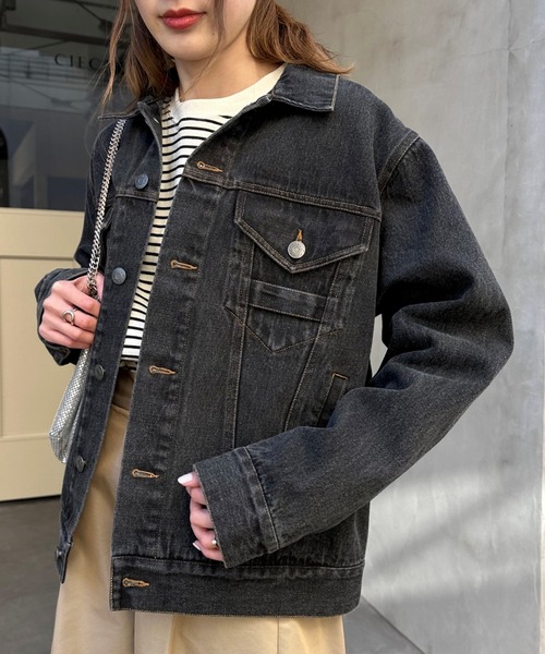 GEVACO（ゲバコ）の「【GEVACO / ゲバコ】12.5ozデニムジャケット(セットアップ対応)（デニムジャケット・メンズ・スカイブルー/ブラック/ブルー・MEDIUM/LARGE）」の6枚目の写真