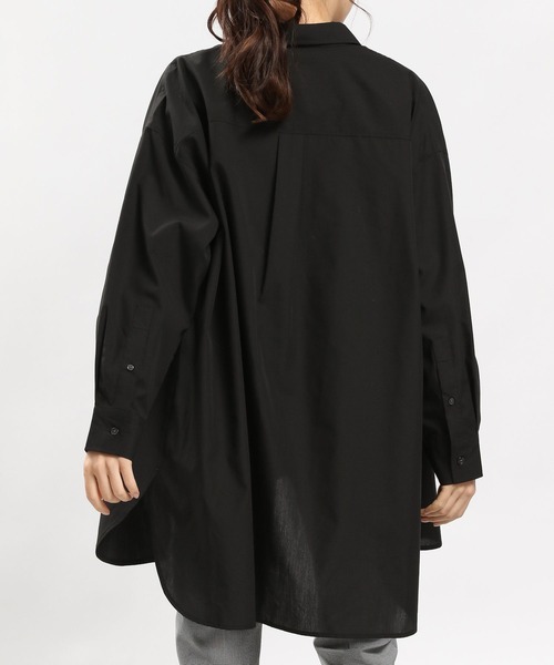 GLOBAL WORK Smile Seed Store(グローバルワーク スマイルシードストア)の「オーバーサイズシャツ/976993(シャツ/ブラウス・レディース・オフホワイト/ブルー系その他/チェック/ブルー系その他5/ブラック/ブルー系その他4・MEDIUM/LARGE/X-LARGE/SMALL)」の16枚目の写真