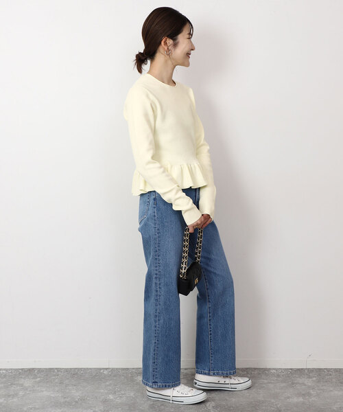 SLOBE IENA（スローブイエナ）の「ペプラムニットプルオーバー（ニット