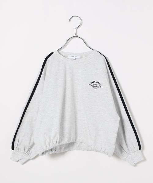 GLOBAL WORK（グローバルワーク）の「ヘビロッTEEドロスト長袖/102487（Tシャツ/カットソー・キッズ・オフホワイト/グレー・120cm/130cm/140cm/150cm/160cm/170cm）」の13枚目の写真