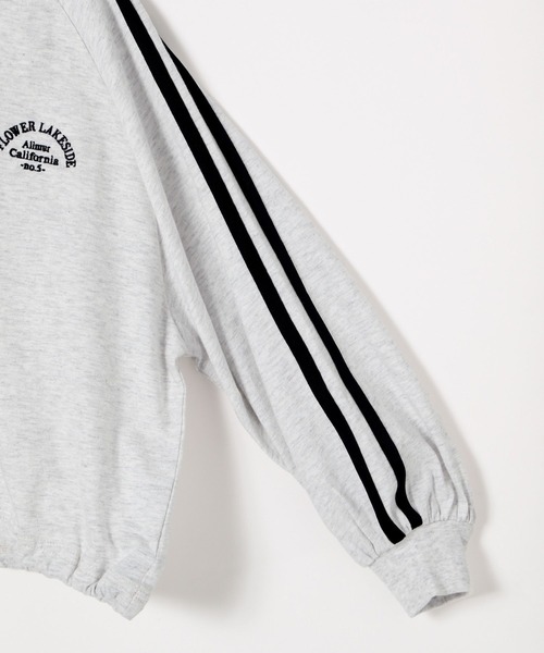 GLOBAL WORK（グローバルワーク）の「ヘビロッTEEドロスト長袖/102487（Tシャツ/カットソー・キッズ・オフホワイト/グレー・120cm/130cm/140cm/150cm/160cm/170cm）」の18枚目の写真