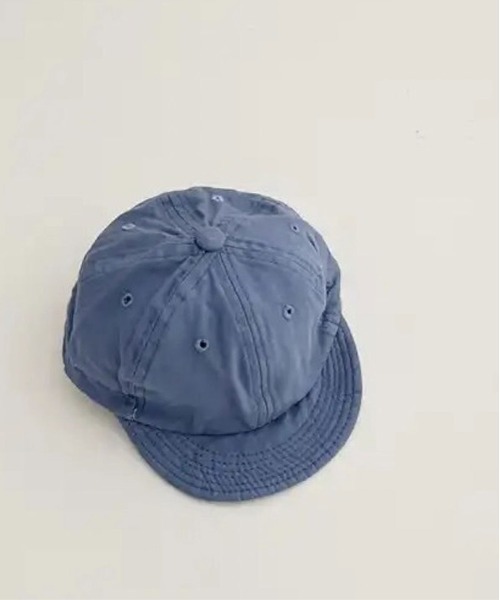 Bambin（ボンバン）の「【 Bambin / ボンバン 】 バック ドローコード 無地 キャップ（キャップ・キッズ・ホワイト/ブラック/マスタード/サックスブルー/オレンジ/アイボリー/レンガ・FREE）」の4枚目の写真