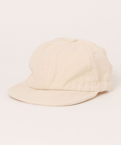 Bambin（ボンバン）の「【 Bambin / ボンバン 】 バック ドローコード 無地 キャップ（キャップ・キッズ・ホワイト/ブラック/マスタード/サックスブルー/オレンジ/アイボリー/レンガ・FREE）」の18枚目の写真