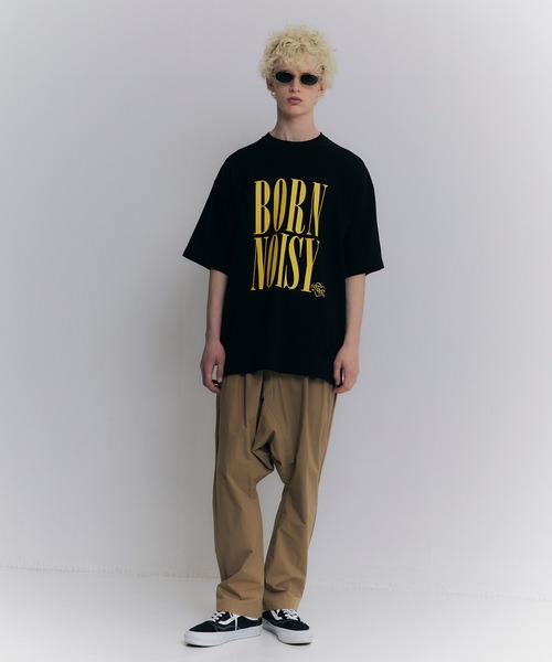 NOISE MAKER(ノイズメーカー)の「BORN NOISYプリントTシャツ(Tシャツ/カットソー・メンズ・ブラック/ホワイト・M/XL/L)」の4枚目の写真