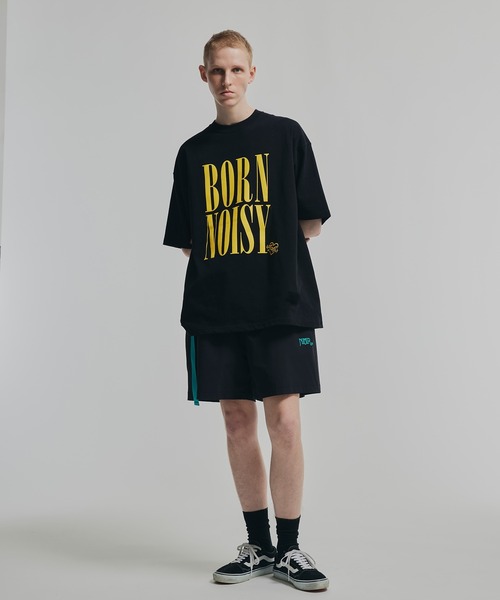 NOISE MAKER(ノイズメーカー)の「BORN NOISYプリントTシャツ(Tシャツ/カットソー・メンズ・ブラック/ホワイト・M/XL/L)」の7枚目の写真