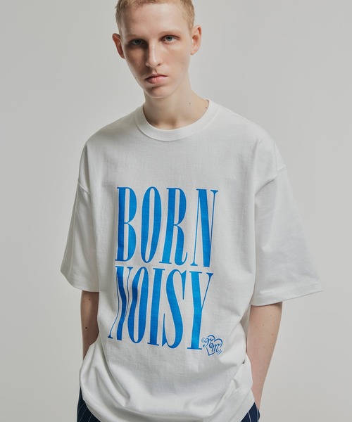 NOISE MAKER(ノイズメーカー)の「BORN NOISYプリントTシャツ(Tシャツ/カットソー・メンズ・ブラック/ホワイト・M/XL/L)」の15枚目の写真