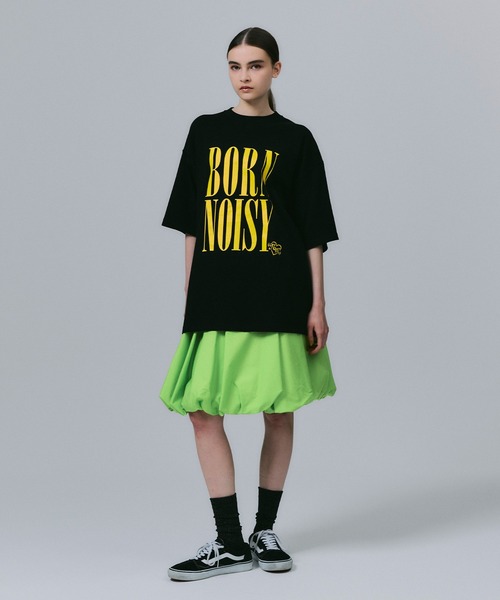 NOISE MAKER(ノイズメーカー)の「BORN NOISYプリントTシャツ(Tシャツ/カットソー・メンズ・ブラック/ホワイト・M/XL/L)」の19枚目の写真