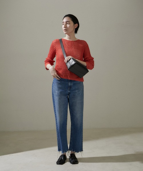 SALON adam et rope'（サロン アダム エ ロペ）の「【LA SCAIA（ラ スカイア）】ショルダーバッグ（ショルダーバッグ・レディース・ブラック/ベージュ・FREE）」の4枚目の写真