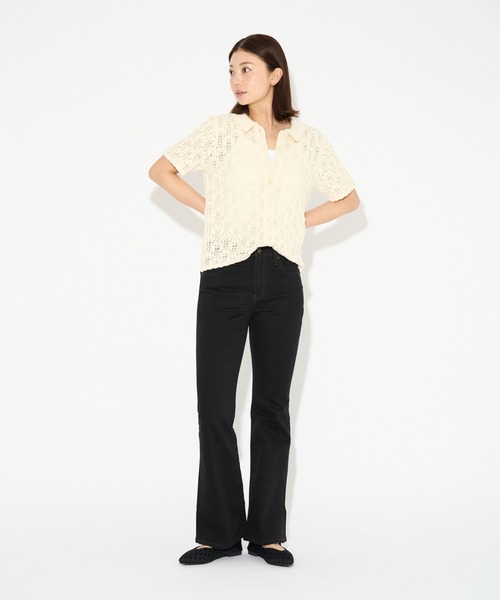 Levi's(リーバイス)の「Levi's/リーバイス 726(TM) ハイウエスト フレア ブラック NIGHT IS BLACK(デニムパンツ・レディース・ブラック・23inch/24inch/25inch/26inch/27inch/28inch)」の15枚目の写真