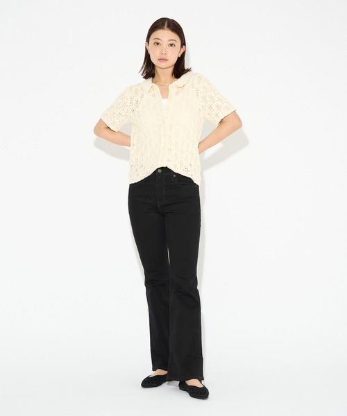 Levi's(リーバイス)の「Levi's/リーバイス 726(TM) ハイウエスト フレア ブラック NIGHT IS BLACK(デニムパンツ・レディース・ブラック・23inch/24inch/25inch/26inch/27inch/28inch)」の16枚目の写真