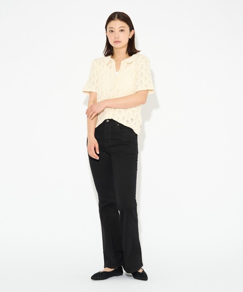 Levi's(リーバイス)の「Levi's/リーバイス 726(TM) ハイウエスト フレア ブラック NIGHT IS BLACK(デニムパンツ・レディース・ブラック・23inch/24inch/25inch/26inch/27inch/28inch)」の18枚目の写真