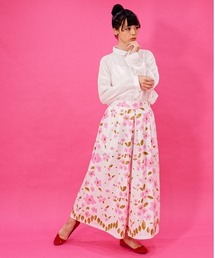 KILKI / キルキー パンツ シュレッドフラワー イージーパンツ 4E P01 HDI