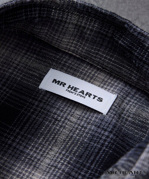 FREAK'S STORE（フリークスストア）の「限定展開 MR HEARTS/ミスターハーツ DAMAGE OMBRE CHECK LONG SLEEVE SHIRTS（シャツ/ブラウス・メンズ・ホワイト/ブルー/ブラック・SMALL/MEDIUM/LARGE）」の22枚目の写真