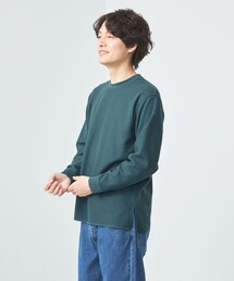 green label relaxing | ラティス ワッフル クルーネック カットソー(Tシャツ/カットソー)