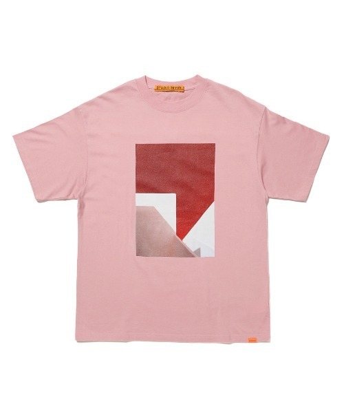 STUDIO SEVEN(スタジオ セブン)の「Abstract Graphic Printed SS Tee【STUDIOSEVEN/スタジオセブン】(Tシャツ/カットソー・メンズ・ホワイト/ベージュ/ピンク・MEDIUM)」の3枚目の写真