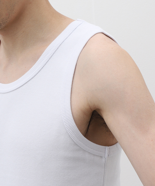 Evisen Skateboards(エビセンスケートボード)の「EVISEN x 高田音楽制作事務所 TORA EVI TANK TOP(タンクトップ・メンズ・ホワイト・MEDIUM/LARGE)」の8枚目の写真