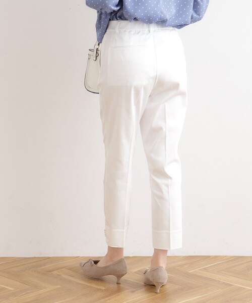 couture brooch（クチュールブローチ）の「◆パール調ポイントサテストパンツ（その他パンツ・レディース・ブラック系7/ダークオリーブ/オフホワイト/ブラック・40/34/36/42/38）」の20枚目の写真