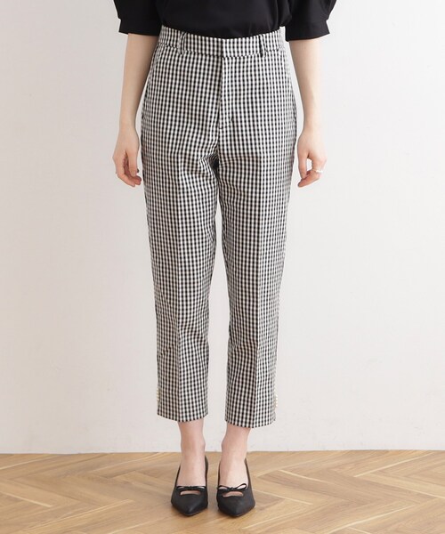 couture brooch（クチュールブローチ）の「◆パール調ポイントサテストパンツ（その他パンツ・レディース・ブラック系7/ダークオリーブ/オフホワイト/ブラック・40/34/36/42/38）」の9枚目の写真