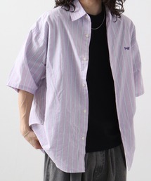 BIGストライプ半袖シャツ