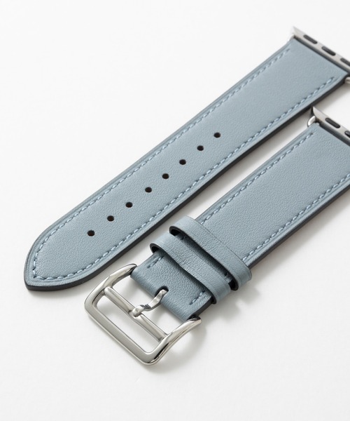 emonique(エモニーク)の「本革レザー Apple Watch バンド スマートウォッチバンド【38/40/41/42/44/45/49mm対応】(デジタル腕時計・メンズ・バーガンディー/ダークブルー/マジェンタ/ブルー/オレンジ/イエロー/ピンク/レッド/グレー/ブラウン/パープル/ダークグリーン/ブラック/ライトブルー/ライトグレー/ホワイト・42/38)」の19枚目の写真
