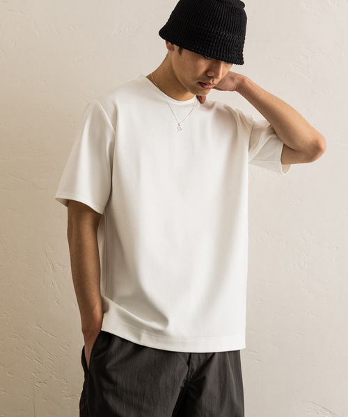 417 EDIFICE（フォーワンセブンエディフィス）の「JAPONCH / ポンチカットソーS/S（Tシャツ/カットソー・メンズ・ホワイト/チャコールグレー/ブラック/グレー/ベージュ/ネイビー/イエロー/グリーン/ブラック系その他/ブルー系その他・SMALL/MEDIUM/LARGE/X-LARGE）」の13枚目の写真