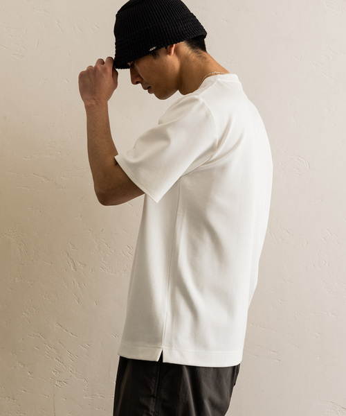 417 EDIFICE（フォーワンセブンエディフィス）の「JAPONCH / ポンチカットソーS/S（Tシャツ/カットソー・メンズ・ホワイト/チャコールグレー/ブラック/グレー/ベージュ/ネイビー/イエロー/グリーン/ブラック系その他/ブルー系その他・SMALL/MEDIUM/LARGE/X-LARGE）」の14枚目の写真