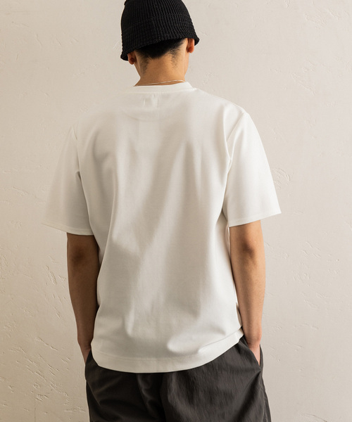 417 EDIFICE（フォーワンセブンエディフィス）の「JAPONCH / ポンチカットソーS/S（Tシャツ/カットソー・メンズ・ホワイト/チャコールグレー/ブラック/グレー/ベージュ/ネイビー/イエロー/グリーン/ブラック系その他/ブルー系その他・SMALL/MEDIUM/LARGE/X-LARGE）」の15枚目の写真