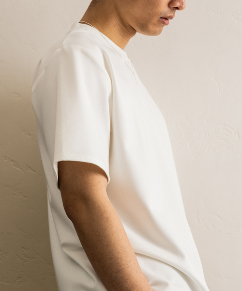 417 EDIFICE（フォーワンセブンエディフィス）の「JAPONCH / ポンチカットソーS/S（Tシャツ/カットソー・メンズ・ホワイト/チャコールグレー/ブラック/グレー/ベージュ/ネイビー/イエロー/グリーン/ブラック系その他/ブルー系その他・SMALL/MEDIUM/LARGE/X-LARGE）」の18枚目の写真