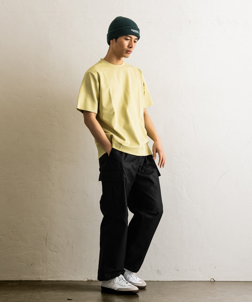 417 EDIFICE（フォーワンセブンエディフィス）の「JAPONCH / ポンチカットソーS/S（Tシャツ/カットソー・メンズ・ホワイト/チャコールグレー/ブラック/グレー/ベージュ/ネイビー/イエロー/グリーン/ブラック系その他/ブルー系その他・SMALL/MEDIUM/LARGE/X-LARGE）」の20枚目の写真