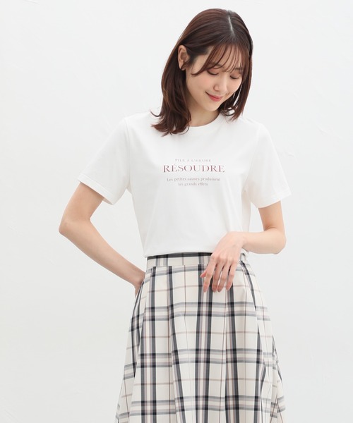 Honeys（ハニーズ）の「ロゴプリントＴシャツ（Tシャツ/カットソー・レディース・グリーン/ホワイト/ネイビー/ホワイト×レッド/ブラック・LL/L/M/S）」の16枚目の写真
