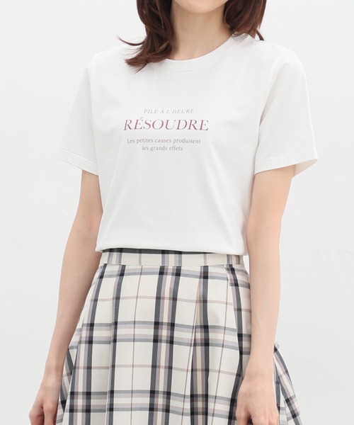 Honeys（ハニーズ）の「ロゴプリントＴシャツ（Tシャツ/カットソー・レディース・グリーン/ホワイト/ネイビー/ホワイト×レッド/ブラック・LL/L/M/S）」の17枚目の写真