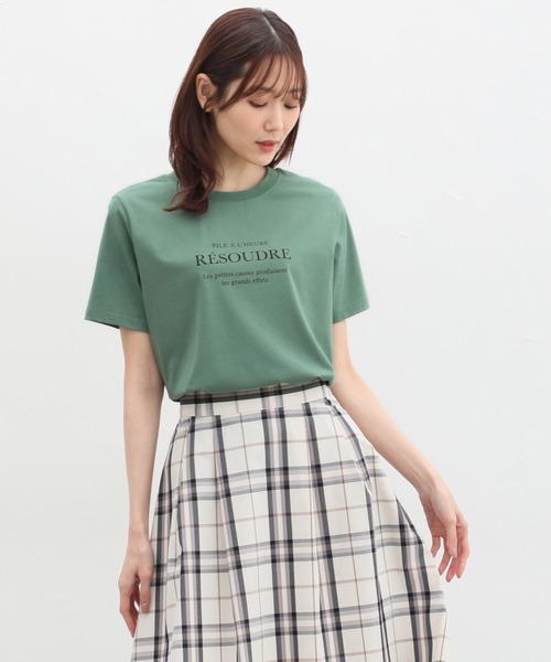 Honeys（ハニーズ）の「ロゴプリントＴシャツ（Tシャツ/カットソー・レディース・グリーン/ホワイト/ネイビー/ホワイト×レッド/ブラック・LL/L/M/S）」の19枚目の写真