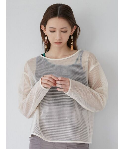 MURUA(ムルーア)の「バイカラーストラップテレコキャミソール(Tシャツ/カットソー・レディース・ホワイト/ブラック・FREE)」の9枚目の写真
