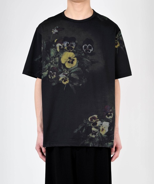 LAD MUSICIAN（ラッドミュージシャン）の「PANSY BIG T-SHIRT（Tシャツ/カットソー・メンズ・ブラック系その他・42/44/46）」の2枚目の写真