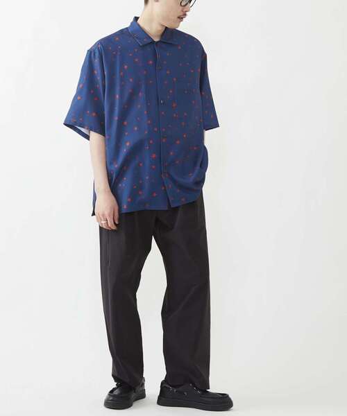 CONVERSE TOKYO（コンバーストウキョウ）の「STAR★ ALLOVER PRINT HALFSLEEVE SHIRT（シャツ/ブラウス・レディース・ブラック/ブルー/アイボリー・FREE）」の12枚目の写真