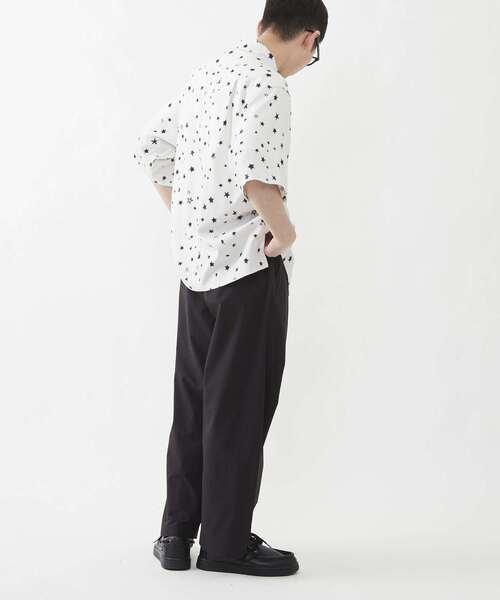 CONVERSE TOKYO（コンバーストウキョウ）の「STAR★ ALLOVER PRINT HALFSLEEVE SHIRT（シャツ/ブラウス・レディース・ブラック/ブルー/アイボリー・FREE）」の15枚目の写真