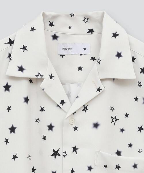 CONVERSE TOKYO（コンバーストウキョウ）の「STAR★ ALLOVER PRINT HALFSLEEVE SHIRT（シャツ/ブラウス・レディース・ブラック/ブルー/アイボリー・FREE）」の20枚目の写真