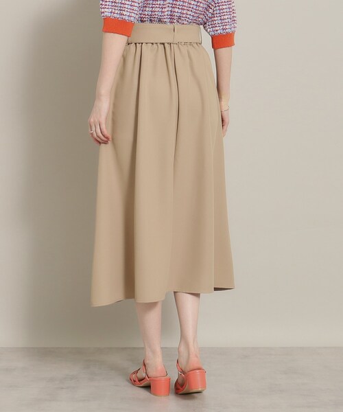 ITS'DEMO（イッツデモ）の「◆【ウエストゴム／きれいめにも使える】トレンチ風スカート（スカート・レディース・ネイビー/ベージュ/オリーブ・00）」の18枚目の写真