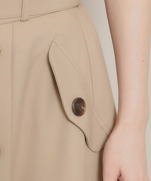 ITS'DEMO（イッツデモ）の「◆【ウエストゴム／きれいめにも使える】トレンチ風スカート（スカート・レディース・ネイビー/ベージュ/オリーブ・00）」の21枚目の写真