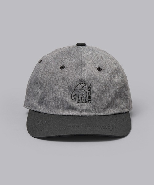NORDISK(ノルディスク)の「【 NORDISK / ノルディスク 】 BEAR EMBROIDERY 6PANEL CAP / ベア刺繍 6パネルキャップ(キャップ・メンズ・ホワイト/ベージュ/グレー/レッド/ブラック・1/2/44/48)」の4枚目の写真